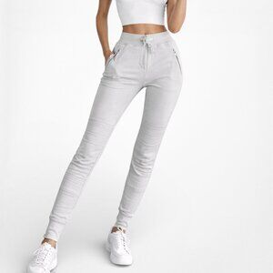 Sincerely Jules Gray High Waisted Knit Drawstring Joggers Sweatpants Size XS